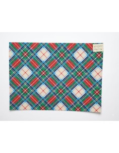 Individuales Tartan Multicolor