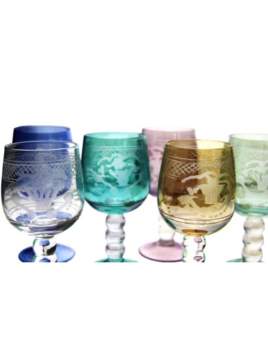 Set de 6 Copas de Colores Royal