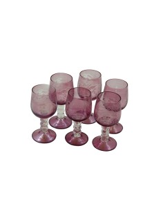 Set de 6 Copa Roja Royal 2