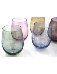 Set de 6 Vasos  de Colores Royal