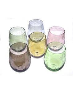 Set de 6 Vasos  de Colores Royal 2