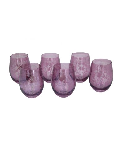 Set de 6 Vaso Roja Royal