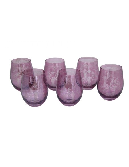 Set de 6 Vaso Roja Royal