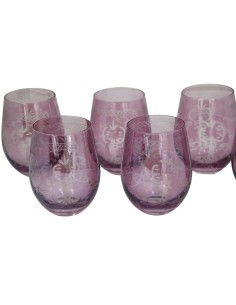 Set de 6 Vaso Roja Royal 2