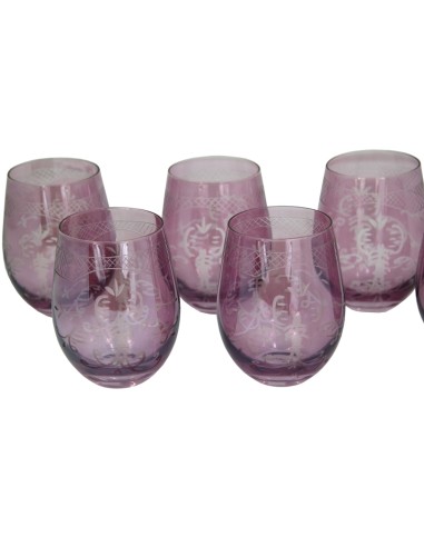 Set de 6 Vaso Roja Royal