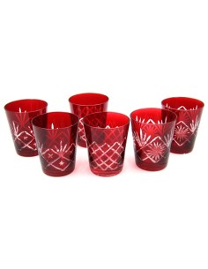 Set de 6 vasos diseños Royal