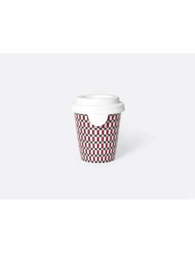 Vaso de Capuchino Germain Red and Blue