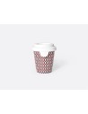 Vaso de Capuchino Germain Red and Blue