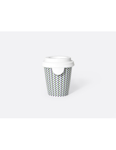 Vaso de Capuchino Germain green and plum