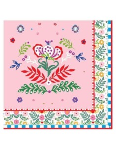 Set de 20 Servilletas Spring Folk