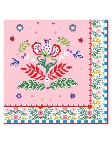 Set de 20 Servilletas Spring Folk