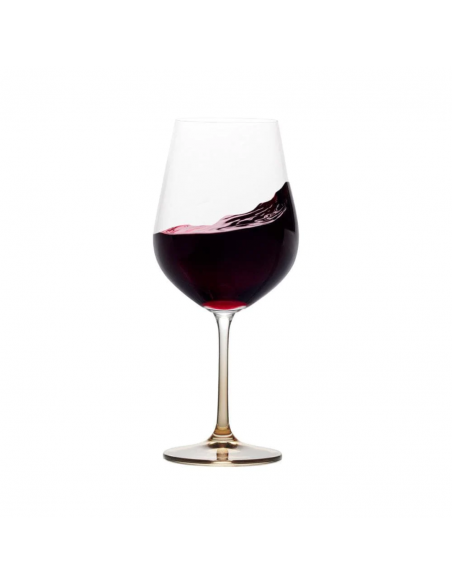 Set de 4 Copas de Vino Tinto Gianna - Ámbar