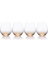 Set de 4 Vasos de Vino Gianna - Ámbar