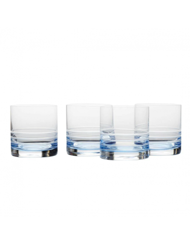Set de 4 Vasos Old Fashioned Cal Blue Ombre