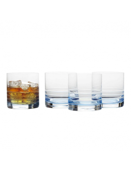 Set de 4 Vasos Old Fashioned Cal Blue Ombre
