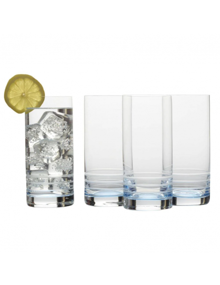 Set de 4 Vasos Highball Cal Blue Ombre