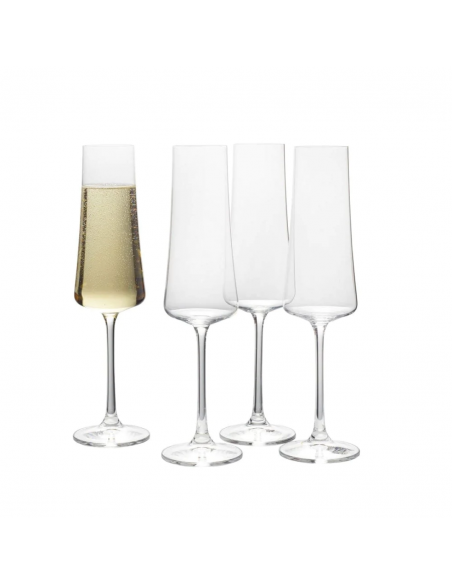 Set de 4 Copas de Champaña Aline