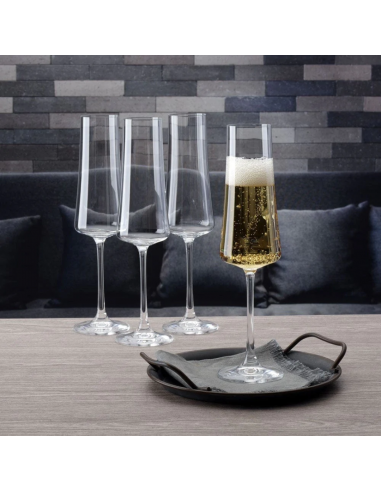 Set de 4 Copas de Champaña Aline