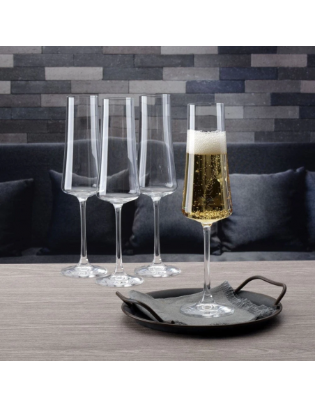 Set de 4 Copas de Champaña Aline