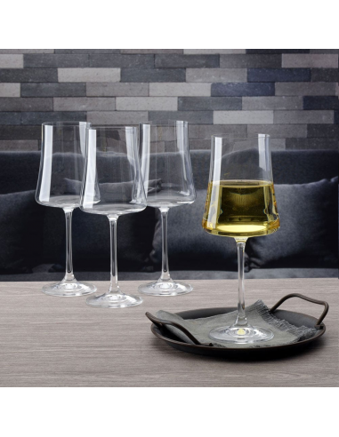 Set de 4 Copas de Vino Blanco Aline
