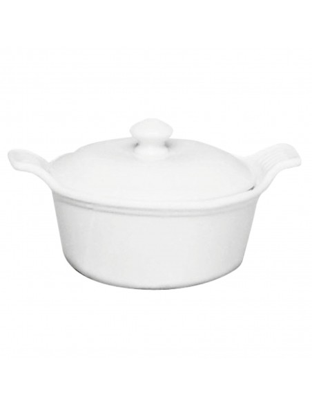 Cacerola Porc Blanca C/Tapa