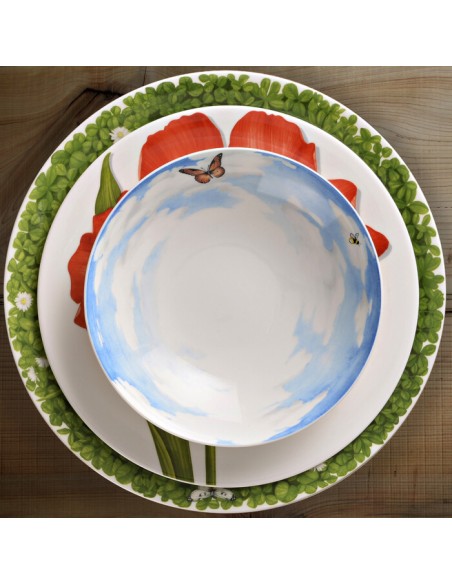Set de 4 Platos Hondos Prati Italiani