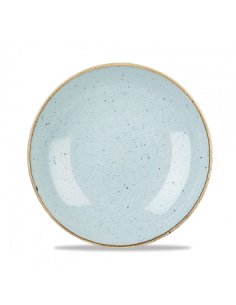 Plato Hondo Stonecast - Azul Claro