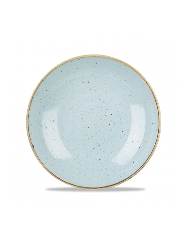 Plato Hondo Stonecast - Azul Claro