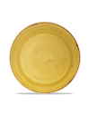 Plato Postre Stonecast - Mostaza