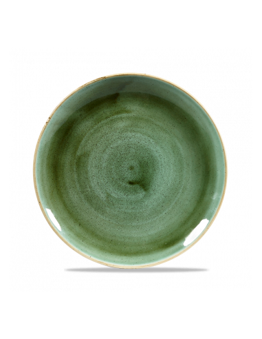 Plato Postre Stonecast - Verde