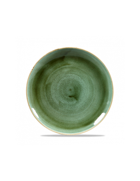 Plato Postre Stonecast - Verde