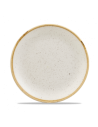 Plato Postre Stonecast - Blanco