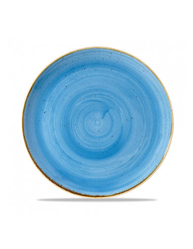 Plato Llano Stonecast - Azul