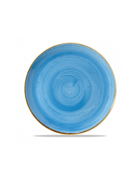 Plato Llano Stonecast - Azul