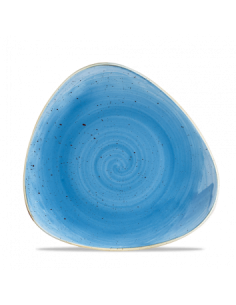 Plato de Postre Triangular Stonecast - Azul