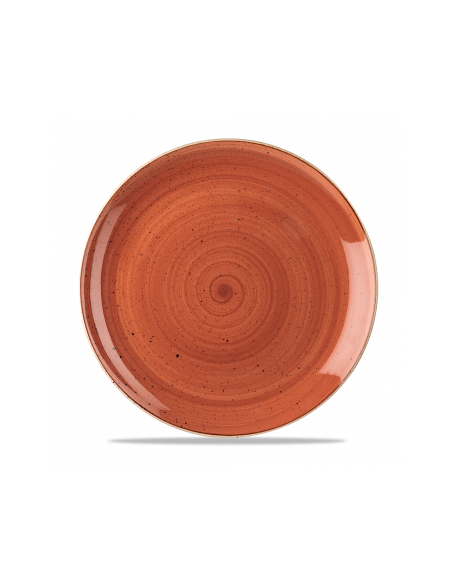 Plato Llano Stonecast - Rojo