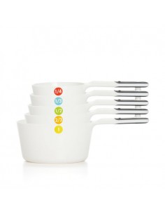 Set de 6 Tazas Medidoras - Blanco