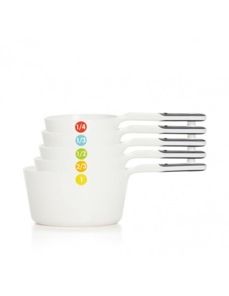 Set de 6 Tazas Medidoras - Blanco