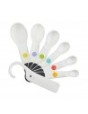 Set de 7 Cucharas Medidoras - Blanco