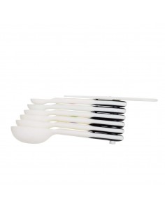 Set de 7 Cucharas Medidoras - Blanco 2