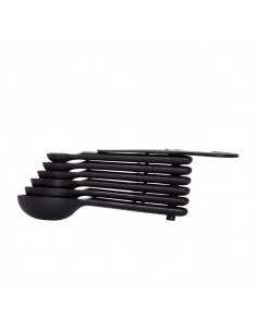 Set de 7 Cucharas Medidoras - Negro 2