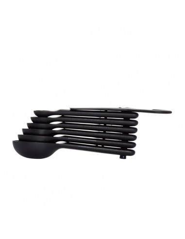 Set de 7 Cucharas Medidoras - Negro