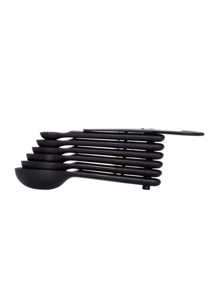 Set de 7 Cucharas Medidoras - Negro