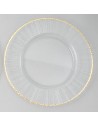 Set de 4 Platos Ray/Gold Rim
