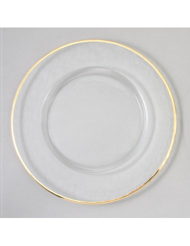 Set de 4 Platos Gold Rim Chargers