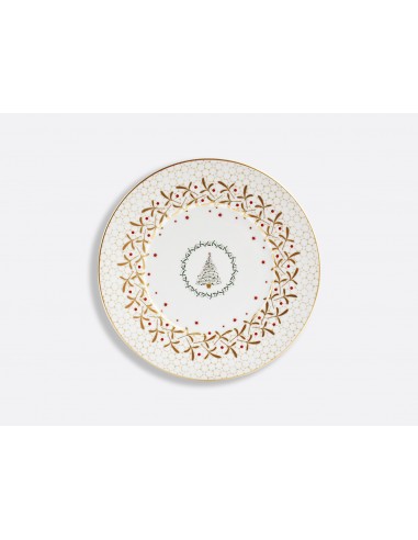 Plato de Postre Noël Blanc