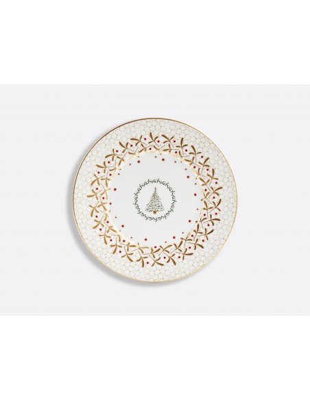 Plato de Postre Noël Blanc
