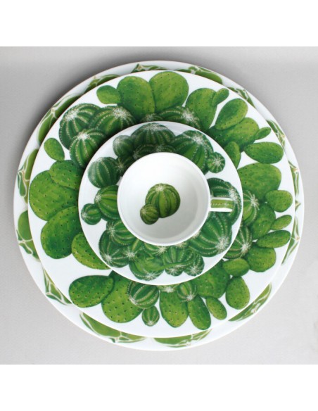 Plato de Postre Cactus