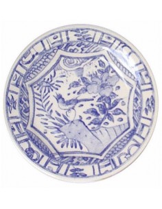 Set de 4 Platos Llano Oiseau Bleu