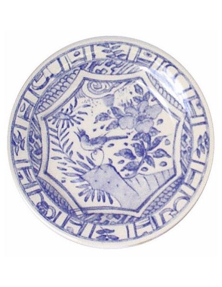 Set de 4 Platos Llano Oiseau Bleu